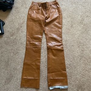 Maxima Wilson Leather Pants Size 10 Vintage